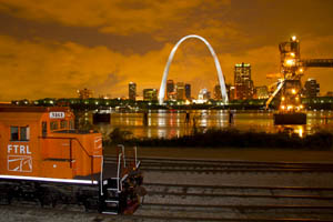 FTRL Train & St Louis Skyline